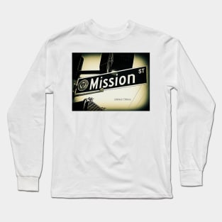 Mission Street, San Marino, CA by Mistah Wilson Long Sleeve T-Shirt